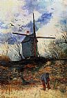 Vincent van Gogh Le Moulin de la Galette painting